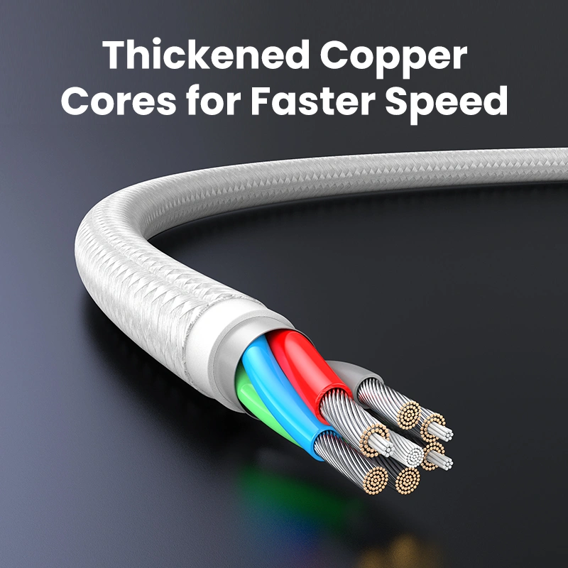 UGREEN 1 Meter USB to Lightning Alu Case – MFI Certified Braided Lightning Cable – US199 – 60161 – 1 Year Warranty - Image 7