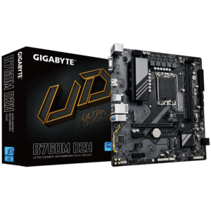 Gigabyte B760M D2H DDR5 Motherboard Supports Intel® Core™ 14th/ 13th /12th processors