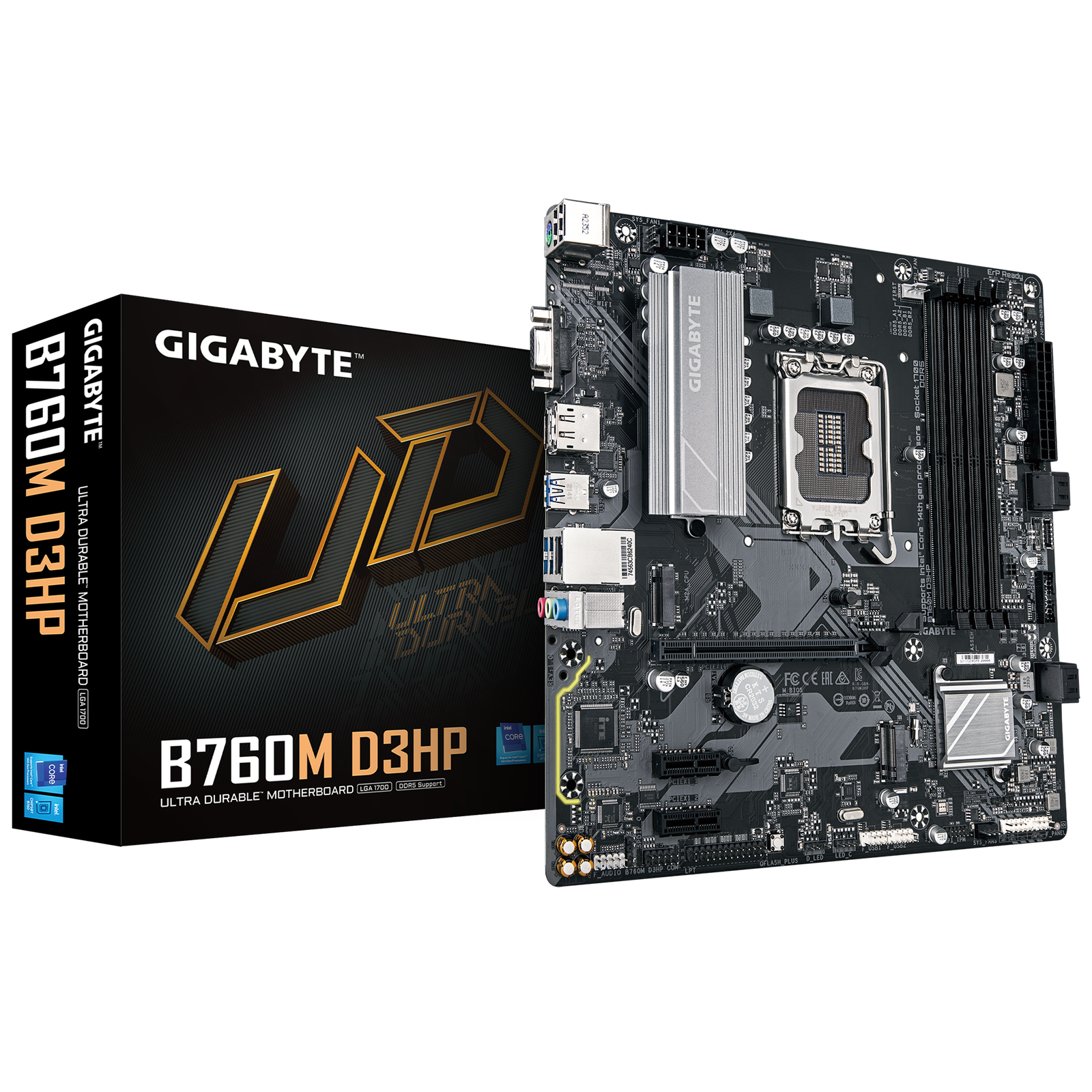 Gigabyte B760M D3HP DDR5 Motherboard Supports Intel® Core™ 14th/ 13th /12th processors