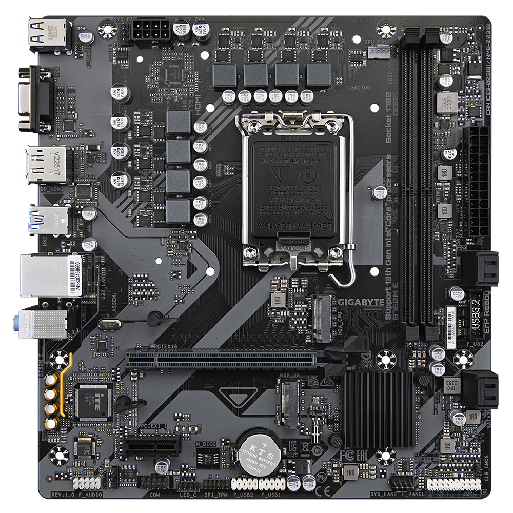 Gigabyte B760M E DDR5 Ultra Durable Motherboard - Image 2