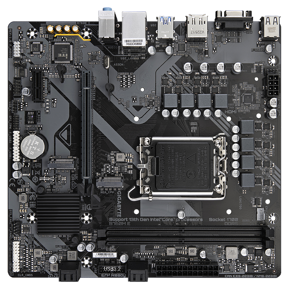 Gigabyte B760M E DDR5 Ultra Durable Motherboard - Image 4