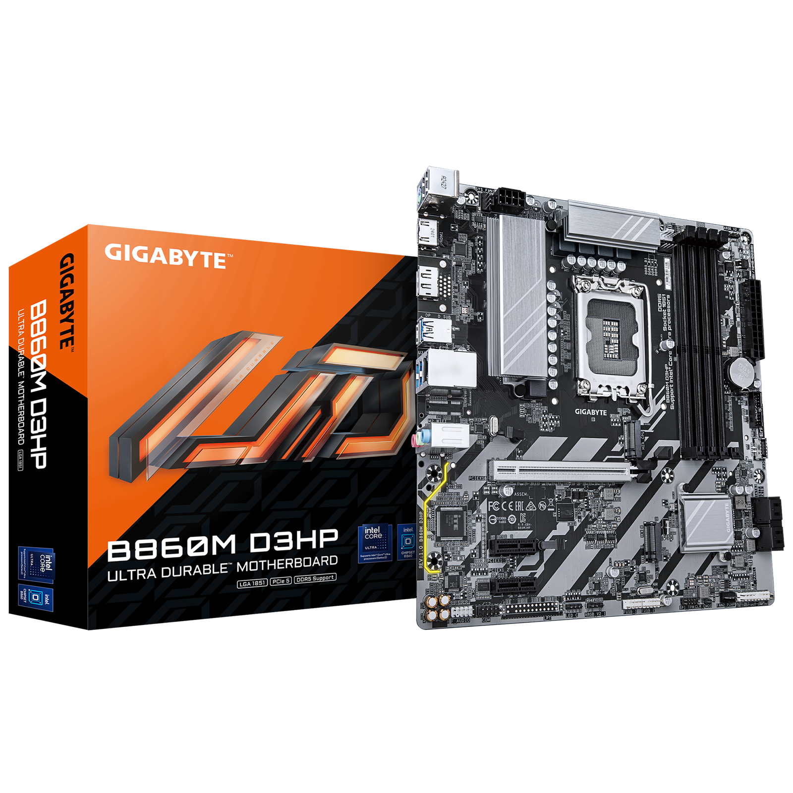 GIGABYTE B860M D3HP DDR5(Support for Intel® Core™ Ultra Processors) Motherboard