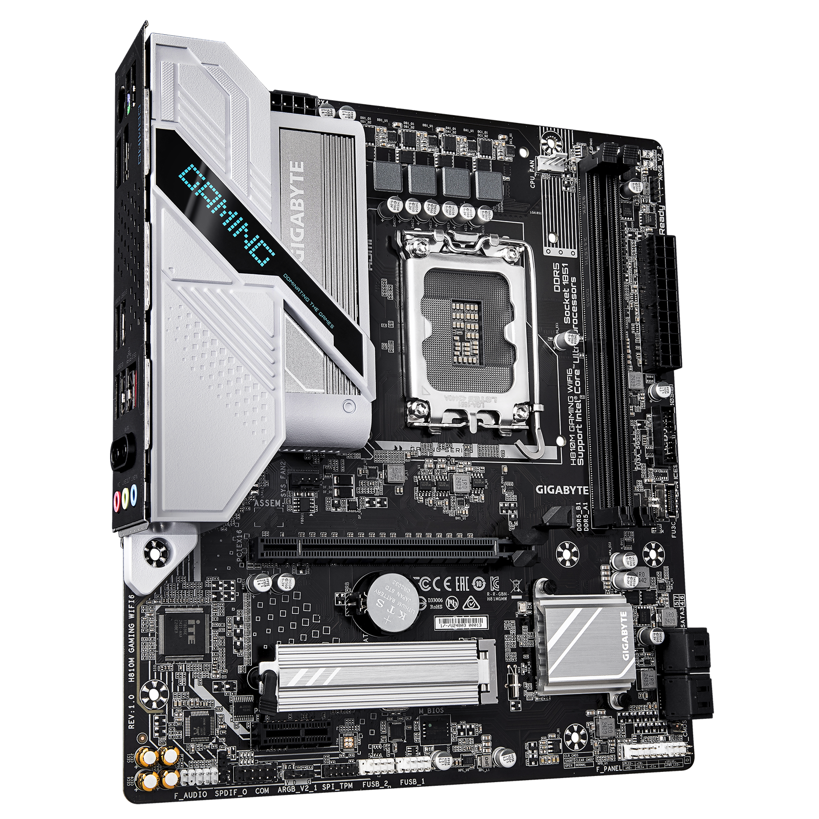 GIGABYTE H810M GAMING WIFI6 (Support for Intel® Core™ Ultra Processors) Motherboard - Image 3