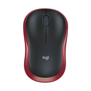 Logitech M185 Wireless Mouse (Red)