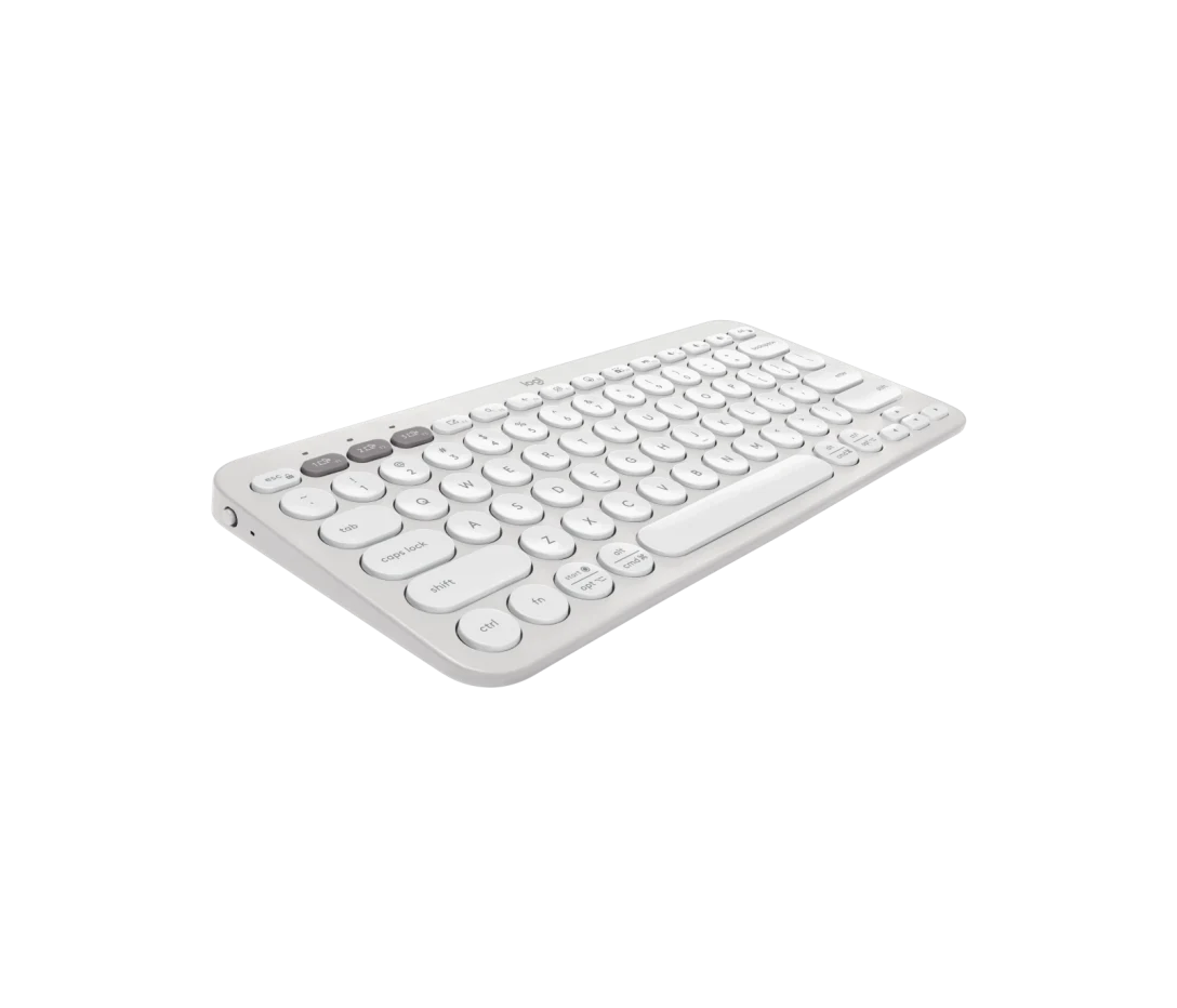 Logitech Pebble 2 Multi-Device Bluetooth Combo (Tonal White) - Image 3