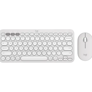 Logitech Pebble 2 Multi-Device Bluetooth Combo (Tonal White)